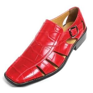 Liberty Men's Exclusives Styled in Italy Modern Casual Men's Shoes Red 10 NEW